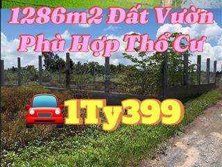 1 công 3 đất vườn gần thpt tân hiệp