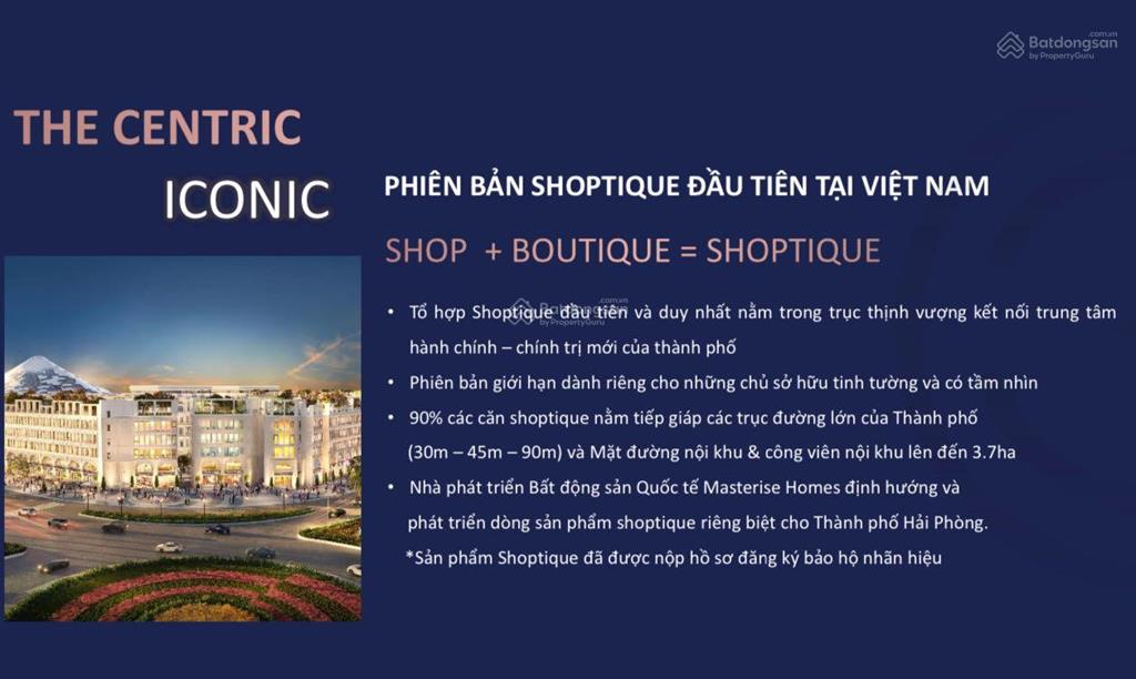 Phân phối trực tiếp masterise homes  the centric hải phòng