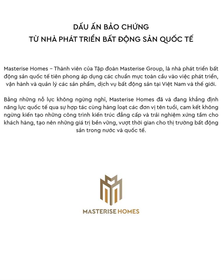Phân phối trực tiếp masterise homes  the centric hải phòng