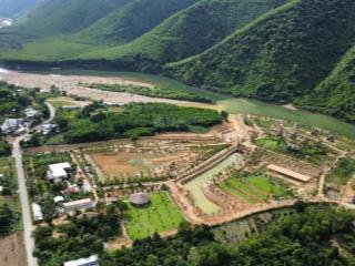 Bán nhà vườn cực lớn tại hòa bắc, dt 3,5hecta, phong thủy cực đẹp, lưng tựa núi view sông cu đê