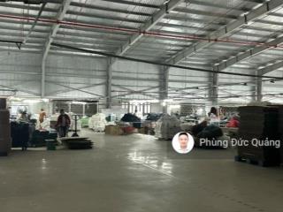 Cho thuê xưởng maytại thanh hoá, diện tích 5500m2, có pccc tự động, làm được fdi, sẵn công nhân