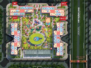 Rẻ vô đối, bán gấp 1pn toà sa5 sakura vinhomes smart city diện tích 47.5m2 thông thuỷ. 0961 522 ***
