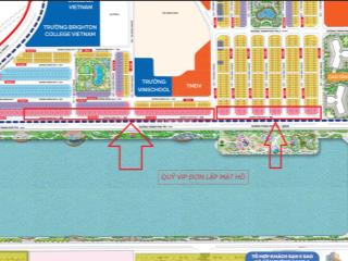 Bán biệt thự mặt hồ view hồ  32ha dự án vin cổ loa đông anh giá hơn 60 tỷ
