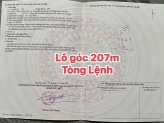 Cc bán lô góc 12m mặt tiền gần đường tỉnh lộ ba vì