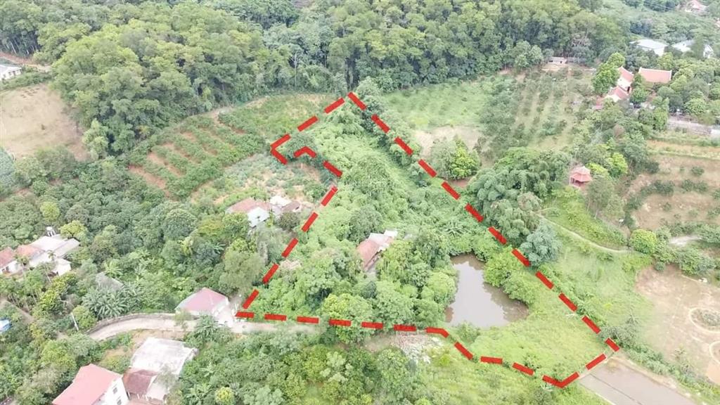 Bán đất ba vì, hà nội trong đất có ao gần sông đà