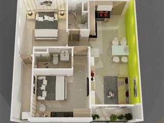 Cho thuê căn hộ 61m2 (2pn2wc) tô ký tower quận 12, có ban công, full nội thất, giá 8tr/tháng