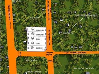 Lô góc 2 mặt tiền đường lớn trung tâm tp cam ranh, cách vin cam lâm 100m, sẵn sổ đỏ, vị trí đắc địa