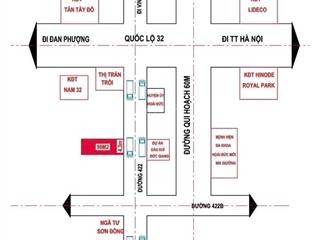 Hiếm  3t 98m mặt phố  kd  gần ubnd  h, đức