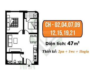 Chính chủ cần bán căn 47m2 chung cư ct3 nghĩa đô nhận nhà ngay giá chỉ 52tr/m2