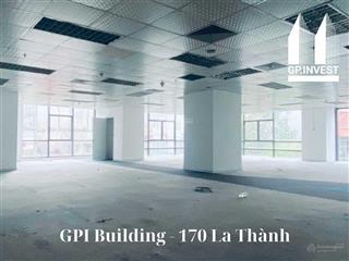 Cđt gp. invest cho thuê văn phòng tòa gp building, 170 đê la thành, đống đa, hn. dt 200,400,600 m2