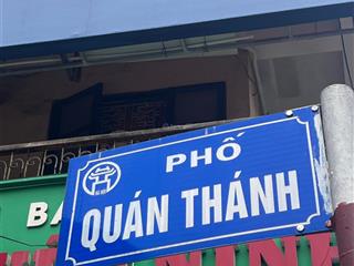 Bán nhà mặt phố quán thánh, lô góc ngã 4, dt 40m2 x 2 tầng, mt 15m, giá 13,5 tỷ