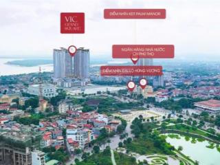 Bán suất ngoại giao trung tâm tp việt trì ch vic grand square  hỗ trợ lãi suất 0%  tt 15% ký hđmb