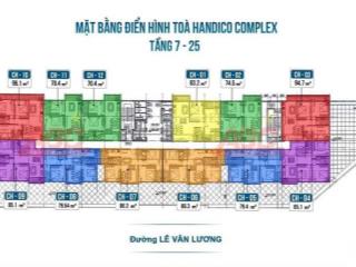 Bán suất ng 3pn tầng 10  22 cc handico complex, giá ng, vào tên hđmb,  0962 147 ***