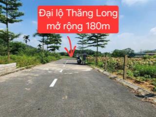 Mặt đường đại lộ thăng long  mặt tiền 7.6m  mặt kinh doanh  đường 2 ô tô tránh  đối diện đhqg