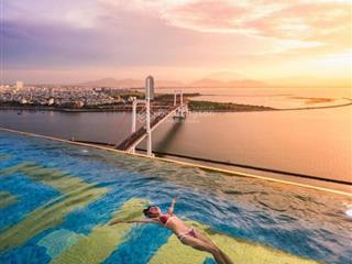 Mình cần cho thuê căn hộ 2 phòng ngủ dát vàng view vịnh, full luxury, giá 18 triệu.  0766 827 ***