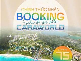 Chính thức nhận booking có hoàn lại dự án caraword cam ranh, pháp lý sỡ hữu lâu dài, ngay sân bay