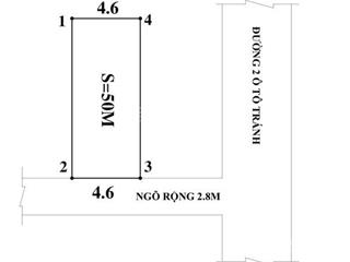 Giá chưa đến 3 tỷ (đường oto) dt 50m2 tại tiền yên, hoài đức đường ô tô đỗ cửa