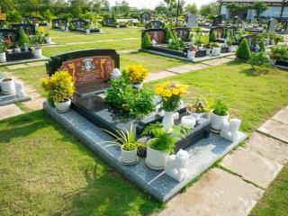 Bán đất nghĩa trang sài gòn thiên phúc, gia đình do chuyển về quê nên cần bán lại cặp mộ đơn đôi