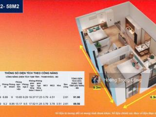 Duy nhất 2 căn 4 ngủ rẻ hơn cđt 100tr, giá 2,09 tỷ, dt 92m2, 4pn, 2wc. dự án sun urban city