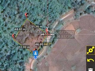 Bán đất 58m mặt đường dh64 với sổ thổ cư là 250m2, tổng dt 2400m2 cun pheo, mai châu, hòa bình
