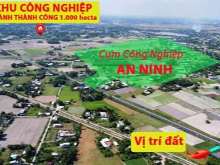 Lô đất 495 m2 thổ cư 100% mặt tiền nhựa hồ chí minh, đức hòa, long an...ko thể rẽ hơn