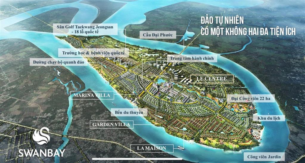 Hot! bán biệt thự song lập góc zone 4.2 giá 13.2 tỷ tốt nhất swanbay, vị trí rất đẹp gần clubhouse