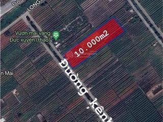 (10.000m2  một mẫu)mặt tiền kênh 1  vườn mai bình lợi  bình chánh tphcm (giá 2,5tr/m2)