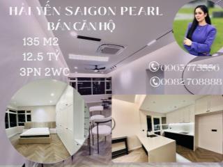 Hải Yến 0963775556 - bán căn hộ 3PN Saigon Pearl, view sông, full nội thất mới 100%