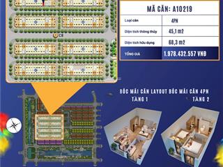 Suất ngoại giao căn hộ 4pn ck 17% view công viên, cạnh sun world, phố đi bộ, giá tốt gđ1 sun hà nam