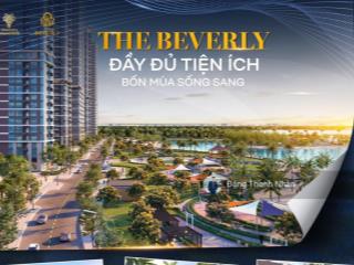 Studio 35m2 the beverly nội khu đẹp nhất chỉ cần thanh toán 320tr nhận nhà ở ngay tặng 6 chỉ vàng