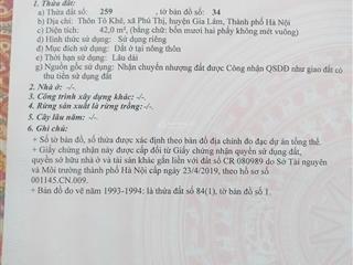 Siêu phẩm mới tô khê, phú thị, gia lâm, hà nội.
diện tích 42m. mt 3,85m. h 3,86m. đường nhựa 4m.