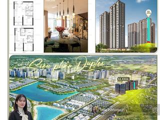 Quỹ độc quyền vip 2n3n4nduplex ban công đông nam, view hồ đẹp, bàn giao cao cấp.  0936 047 ***.