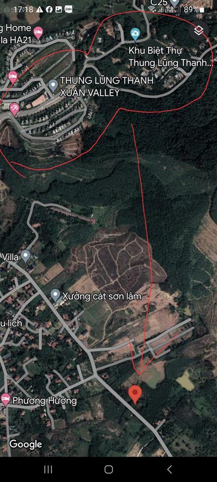 6500m2 mặt tiền đường bê tông xe công gần thung lũng thanh xuân và flamingo venus đại lải