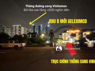 Tôi bán căn góc vườn hoa rộng c50ô15 khu c geleximco, đường to kinh doanh rộng 27m, 8 làn xe ô tô