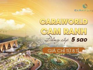 Chỉ 50 tr/booking kđt caraworld cam ranh, nhà phố nghỉ dưỡng, sổ đỏ lâu dài, full nội thất cao cấp