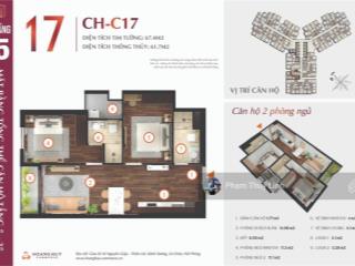 Bán căn 2 ngủ 2 vệ sinh hoàng huy commerce giá 2.228 tỷ