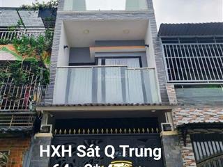 Chính chủ bán nhà mới hxh sát quang trung, 64m2* 4tầng đúc, p thờ, 3pn, 3wc, * hơn 6 tỷ có tl