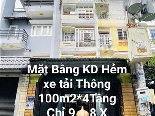 Mặt bằng kd hxt thông, gần cv làng hoa, chợ h th tây 100m2x4tầng, 4pn, 5wc, sân ôtô, hơn 9 tỷ