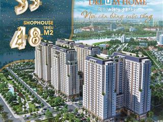 Căn 3pn2wc 1tỷ920 view sông sang nhượng trực tiếp chủ đầu tư dream home riverside phường 7 quận 8