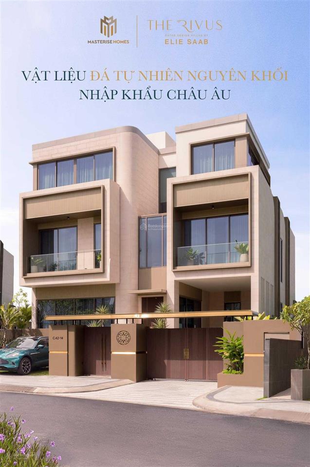 Dinh thự ven sông the rivus  121 căn trên toàn việt nam  thương hiệu elise saab chỉ ~ 280tr /m2