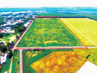 Bán đất 3 mặt tiền kcn long đức 100.000 m2 (10 ha) chỉ 160 tỷ