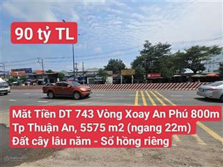 Mặt tiền kinh doanh kho xưởng gần vòng xoay an phú, p. an phú, tp. thuận an