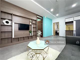 Căn hộ studio ban công  1 bedroom cửa sổ ngay hoàng hoa thám  gần lotte mart và cộng hoà garden