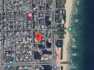 Bán cặp đất 250m2 cách biển mỹ khê  phạm văn đồng 100m vị trí vàng xây căn hộ khách sạn