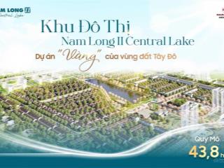 Mở bán đất nền nhà phố, biệt thự, shophouse nam long tại dự án nam long 2 central lake cần thơ