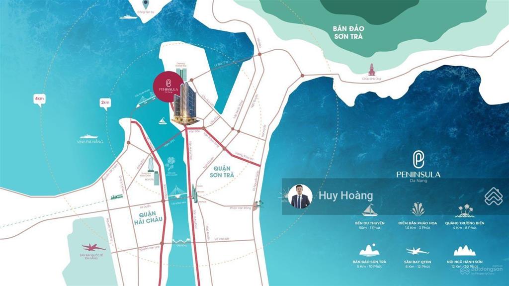 Sở hữu căn 1pn view biển hiếm có tại peninsula lý tưởng sống độc thân hoặc đầu tư sinh lời cao