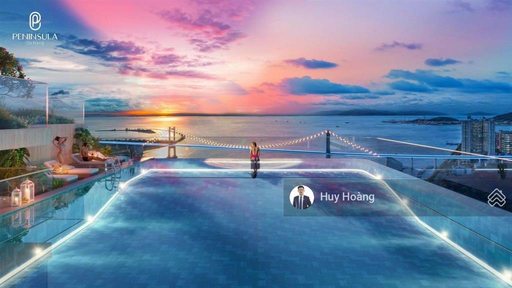 Sở hữu căn 1pn view biển hiếm có tại peninsula lý tưởng sống độc thân hoặc đầu tư sinh lời cao