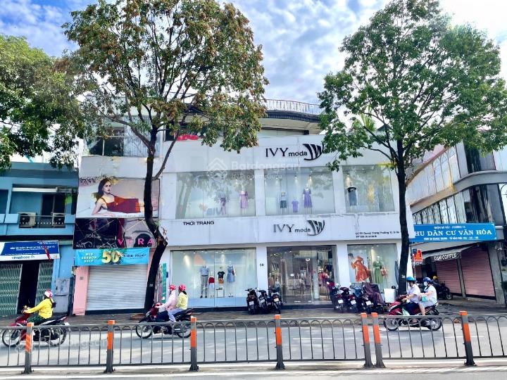 Cho thuê góc 2 mặt tiền số 50  52 quang trung, quận gò vấp, dt 12x21m, 1 trệt 2 lầu, dtsd 760m2