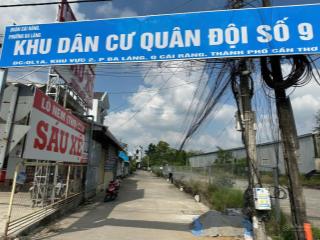 Bán nền thổ cư 72,2m2, quốc lộ 1 vào thẳng 50m, đường nhựa 7 m, khu vực ba láng, cái răng, cần thơ