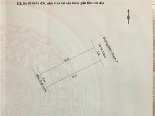 Cần bán lô đất mặt tiền đàm thanh 7 sạch đẹp, gần hồ bàu tràm, gần mikazuki